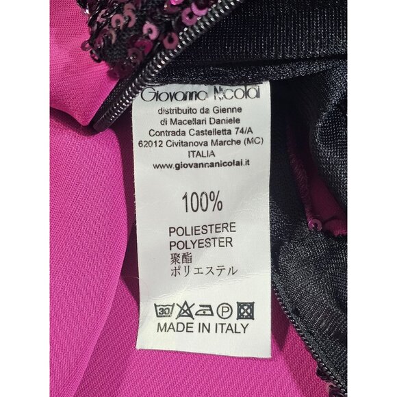 Giovanna Nicolai Women's Purple Sequin Embellished Long Sleeve Rumper Sz M 3155 - Picture 7 of 13